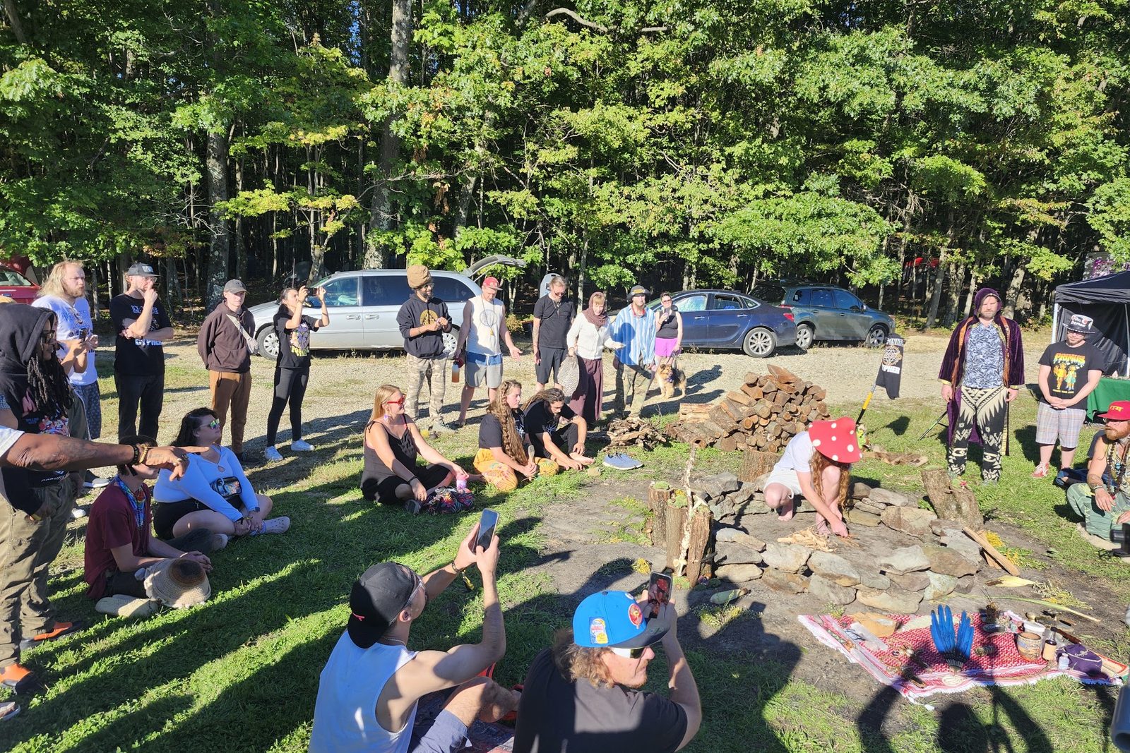 The circle in the woods