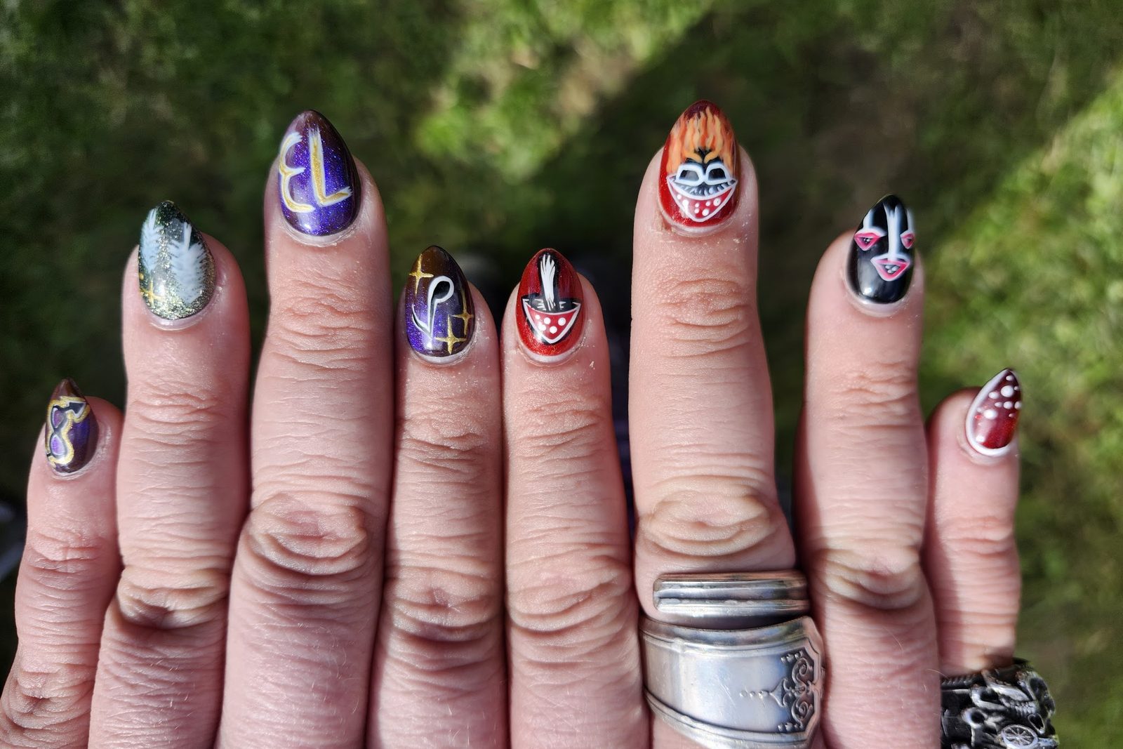 Nails done for the occasion