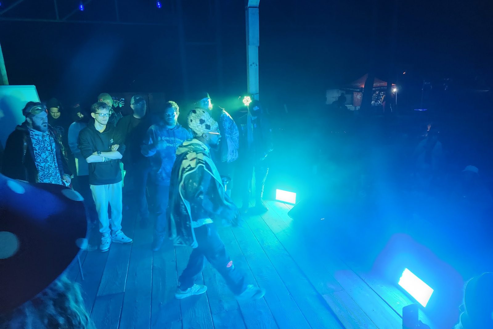 The circle after dark
